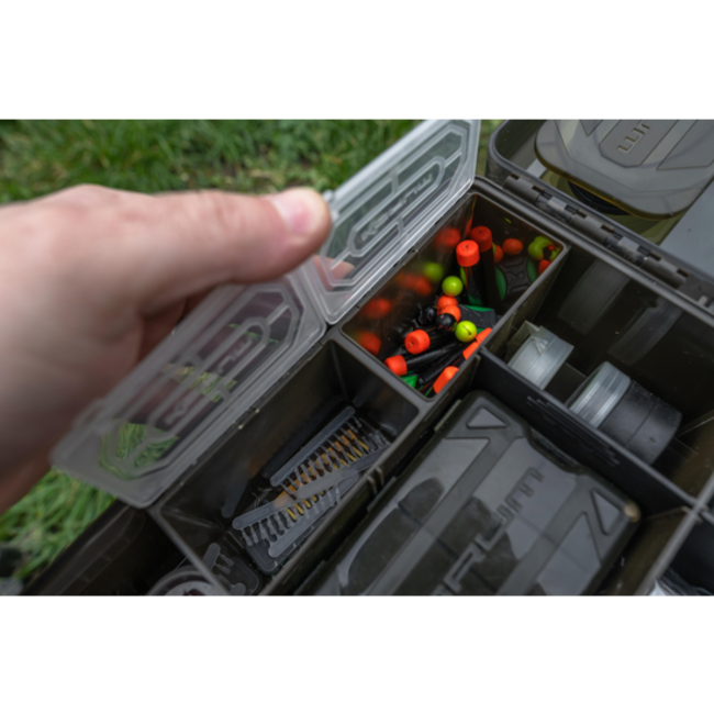 Korum MEGA BLOX Fully Loaded - XL Tackle Station - Complete Tacklebox