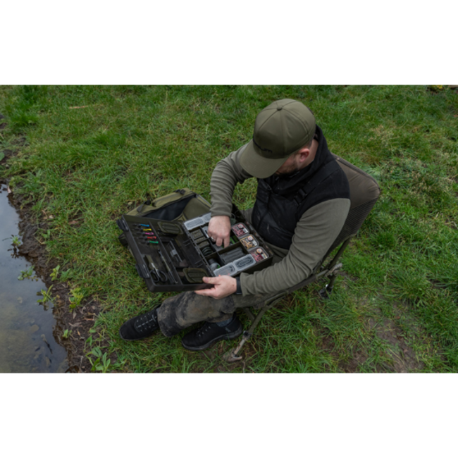 Korum MEGA BLOX Fully Loaded - XL Tackle Station - Complete Tacklebox