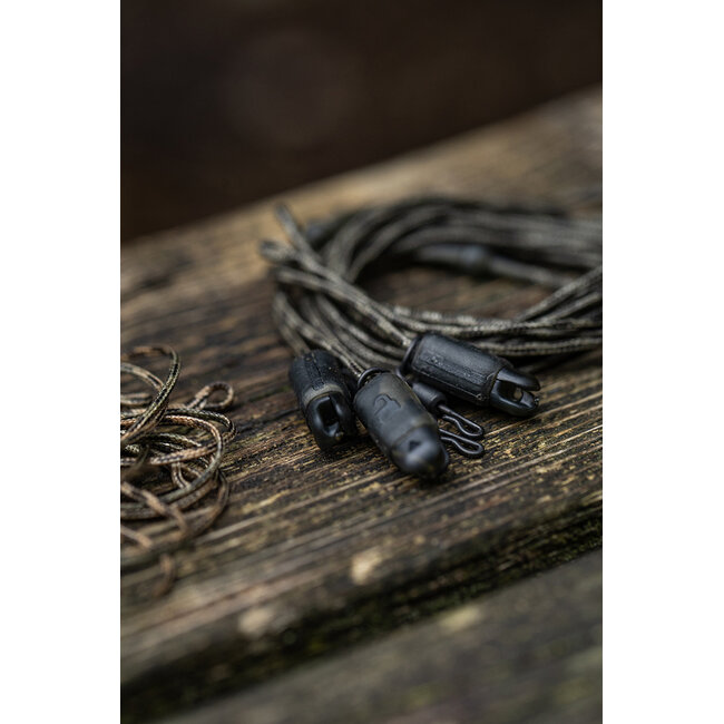 FOX Edges Naturals Heli-Clip Rigs - 75cm - Kant-en-Klare Heli Leaders