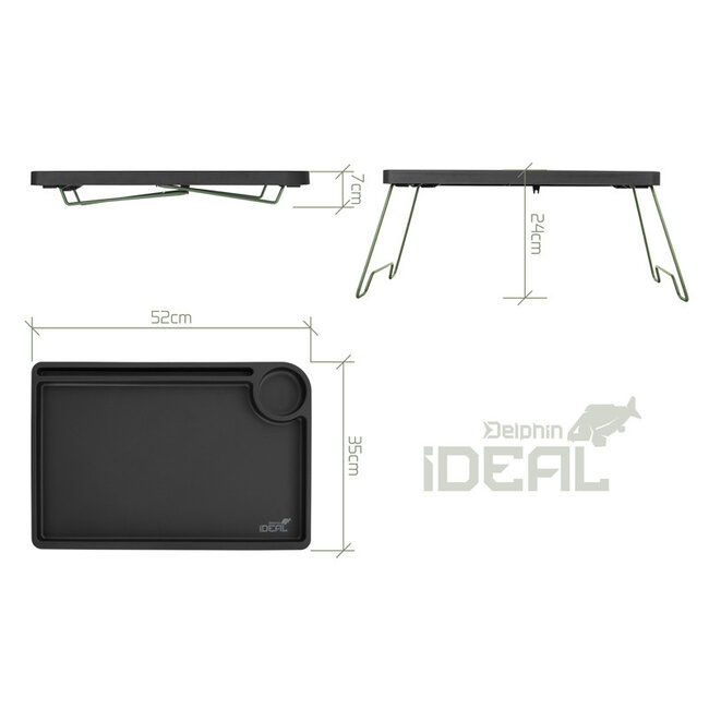 Delphin Ideaal - Opvouwbare bivvy tafel