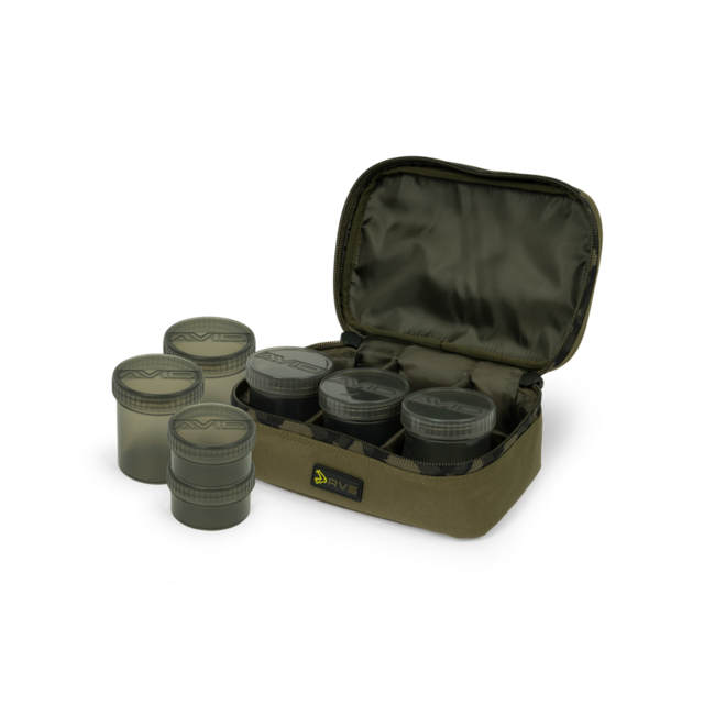 Avid Carp RVS - 8 pots - Hookbait pouch