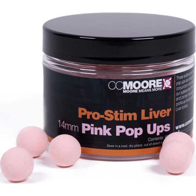 CC Moore Pro-Stim Liver - Pop-ups - 14mm - Roze