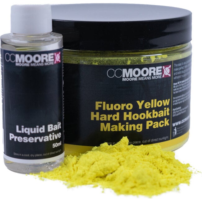 CC Moore Fluoro Yellow Hard Hookbait Making Pack - 200g