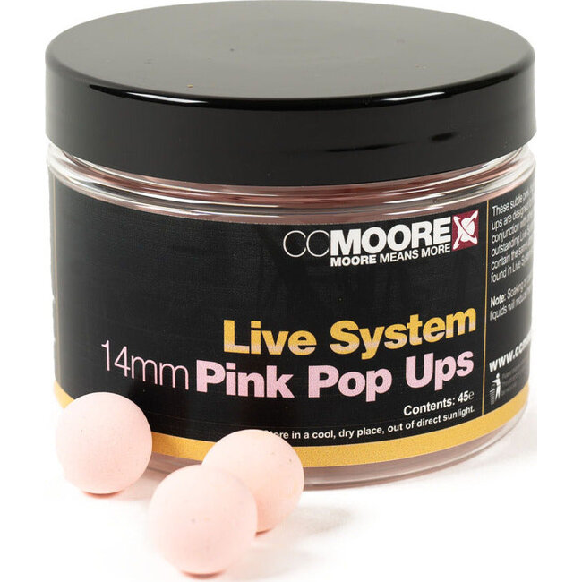 CC Moore Live System - 14mm - Roze - Pop Ups