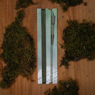 PB Products R2G Kevlar/SR Inline Knotless Leader 10m Silt + 1m 1pcs Weed