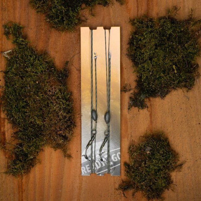 PB Products Compleet - R2G Clip SR - Leader 90cm - Ronnie Hinged Stiff Rig