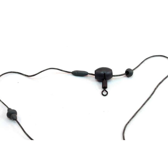 PB Products Downforce Tungsten - Sliding naked chod bead & swivel