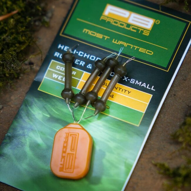 PB Products Heli-Chod - Rubber & Beads - Weed - XS