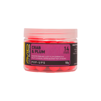 Avid Carp Crab & Plum - Pop-ups - 14mm - Roze