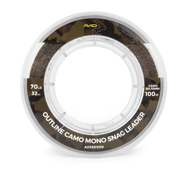 Avid Carp Outline Camo - Snag Leader - 0.70mm - 100m