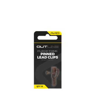 Avid Carp Outline FleckTone - Pinned Lead Clips