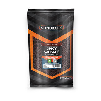 Sonubaits Spicy Sausage - Halibut Pellets