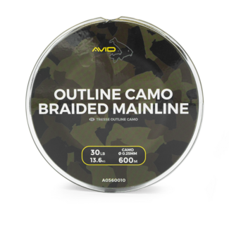 Avid Carp Outline Camo - Gevlochten hoofdlijn - 30LB