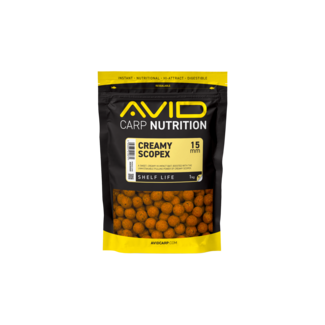 Avid Carp Creamy Scopex - 1KG - Boilies
