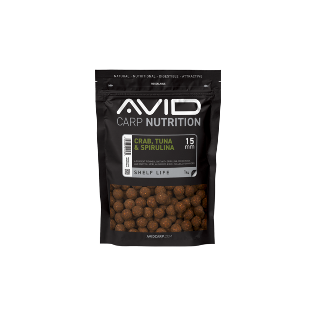Avid Carp Crab, Tuna & Spirulina - Boilies
