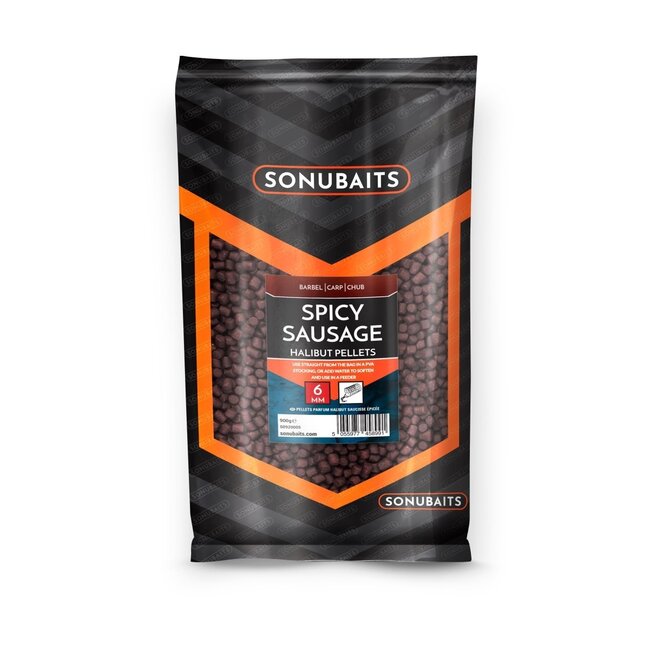 Sonubaits Spicy Sausage - Halibut Pellets