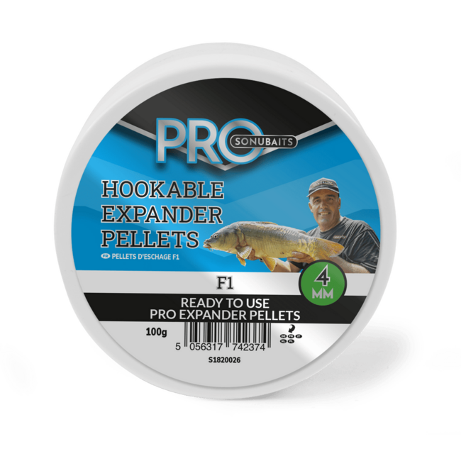 Sonubaits Hookable Expander Pellets - 4mm - 100g