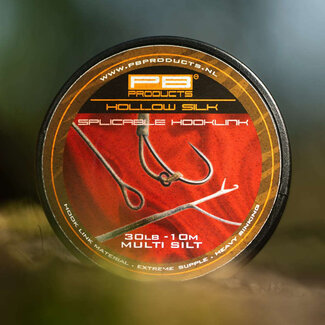 PB Products Hollow Silk - Splicable Hooklink - 30LB - 10M