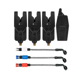 Korum KRI 3-Rod Remote Alarm & Indicator Set - Beetmelder Set + Hangers