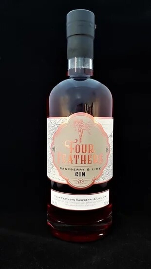 Four Feathers Raspberry & Lime Gin 70cl 38%