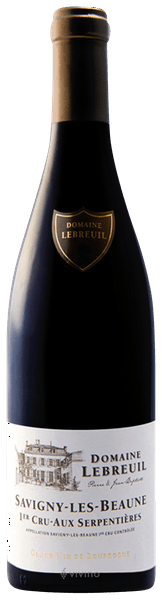 Domaine Lebreuil Savigny-lès-Beaune 1er Cru Aux Serpentières Rouge 2017 Burgundy