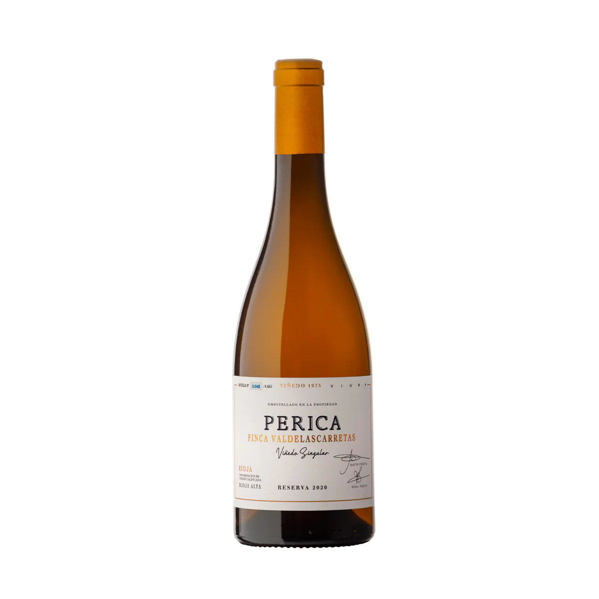 Bodegas Perica Finca Valdelascarretas Viñedo Singular, Reserva Blanco 2020 Rioja