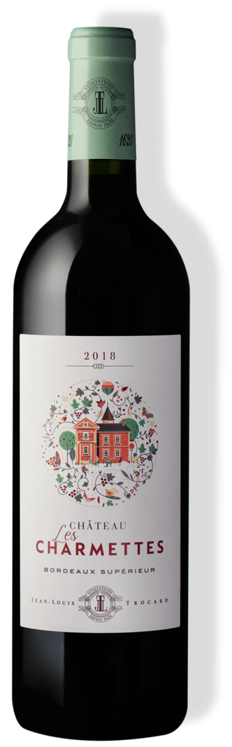 Jean-Louis Trocard Chateau Les Charmettes, Bordeaux Superieur 2018 Bordeaux