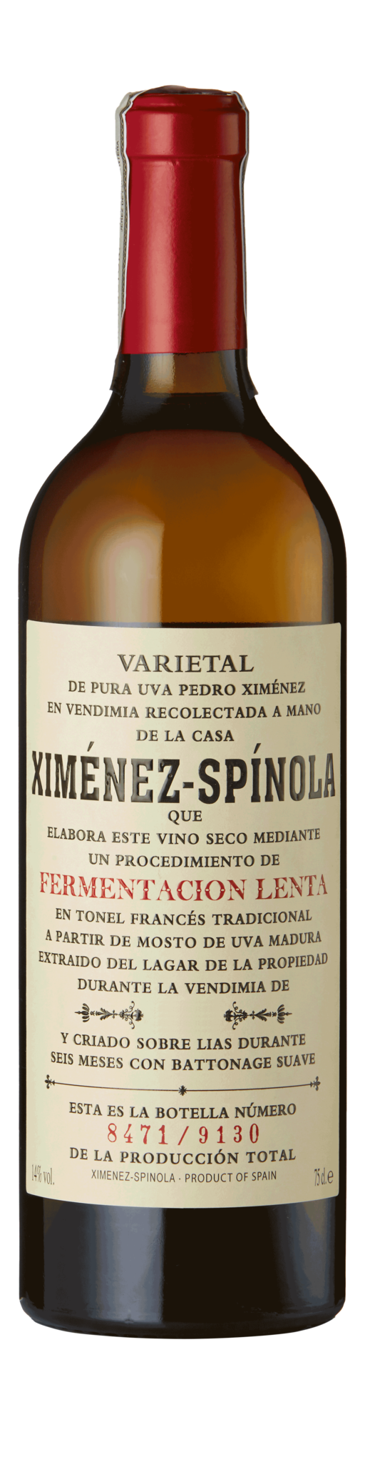 Bodegas Ximénez-Spínola Fermentacion Lenta 2018 Jerez