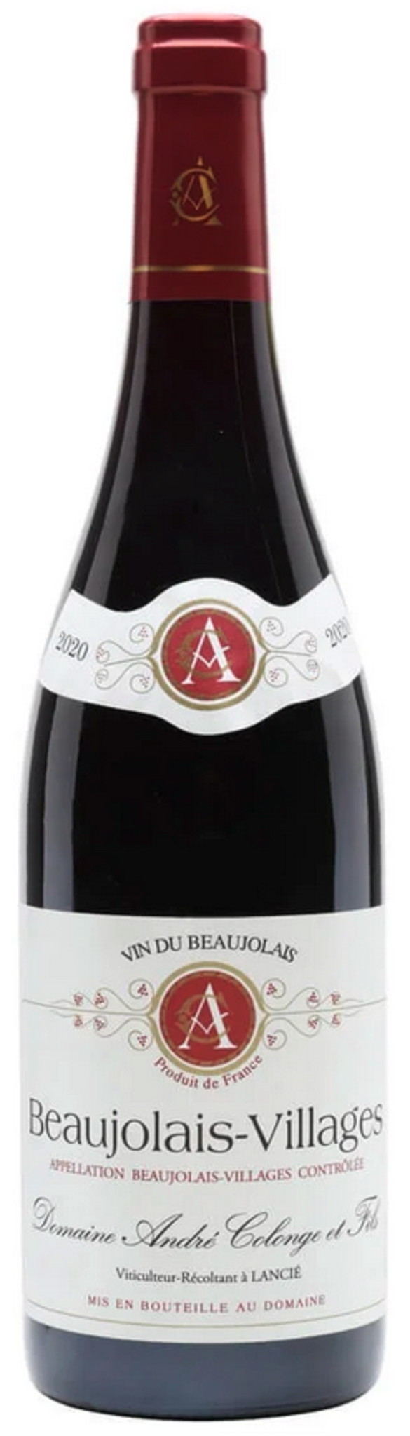 Domaine Andre Colonge et Fils Les Terres-Dessus, Beaujolais-Villages 2023 Beaujolais