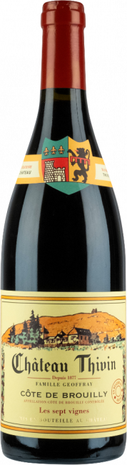 Château Thivin Cote de Brouilly Les Sept Vignes 2023 Beaujolais