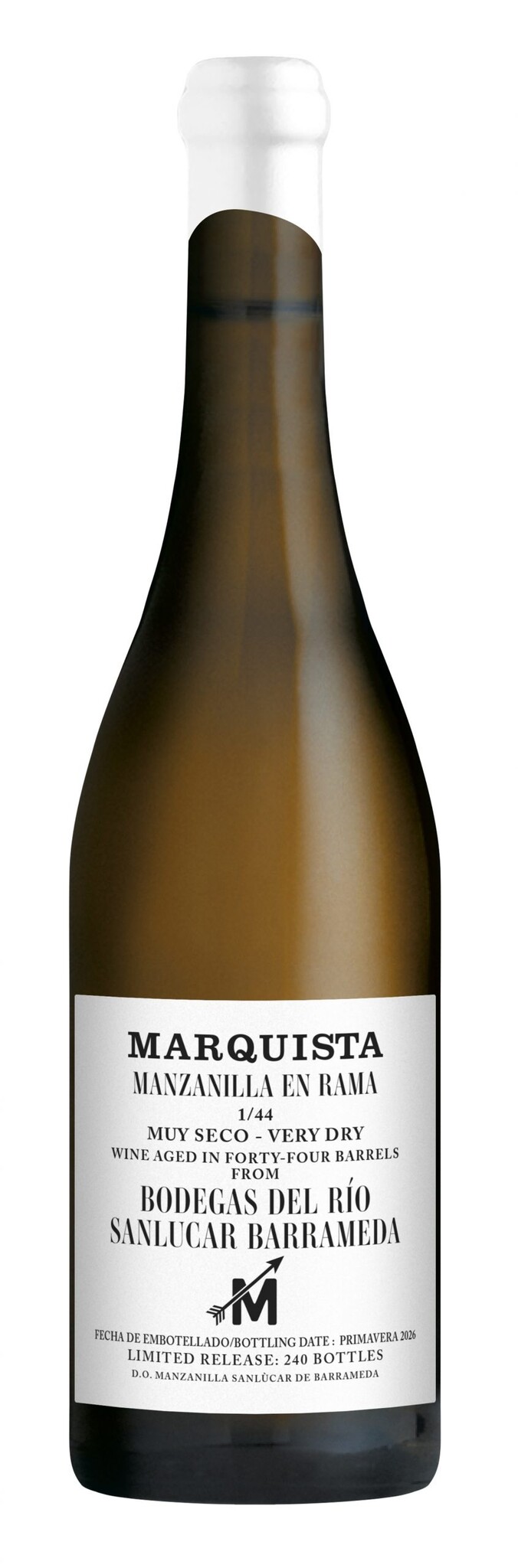 Marquista Bodegas Luis del Río, Manzanilla En Rama (Saca Primavera 2026) Jerez