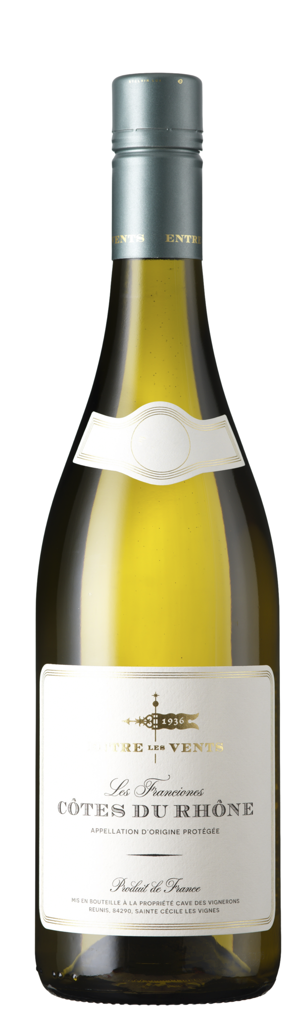 Entre Les Vents Côtes du Rhône Blanc, Les Franciones 2025 Southern Rhône