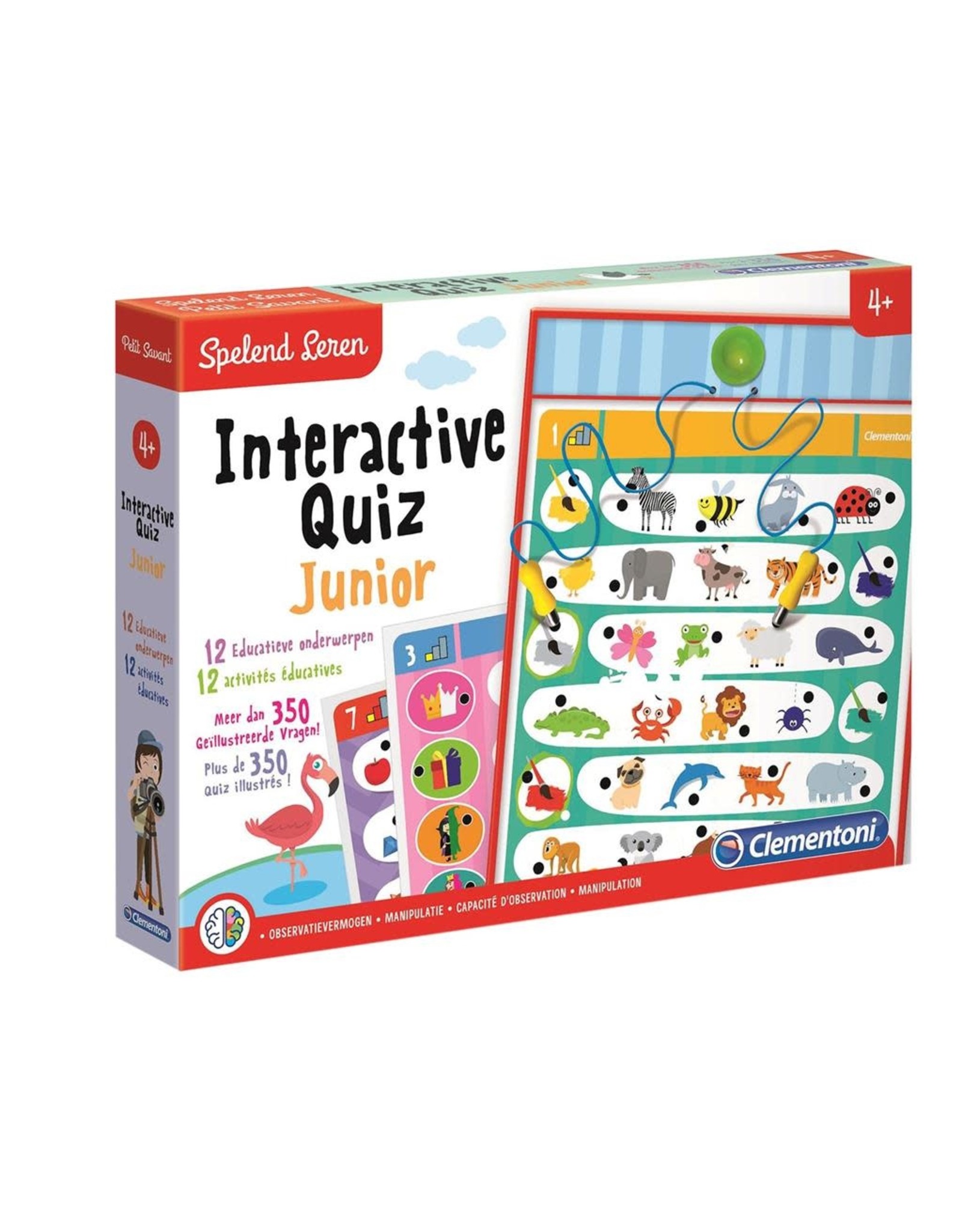 Clementoni Interactieve Quiz Jr. - Leerspel