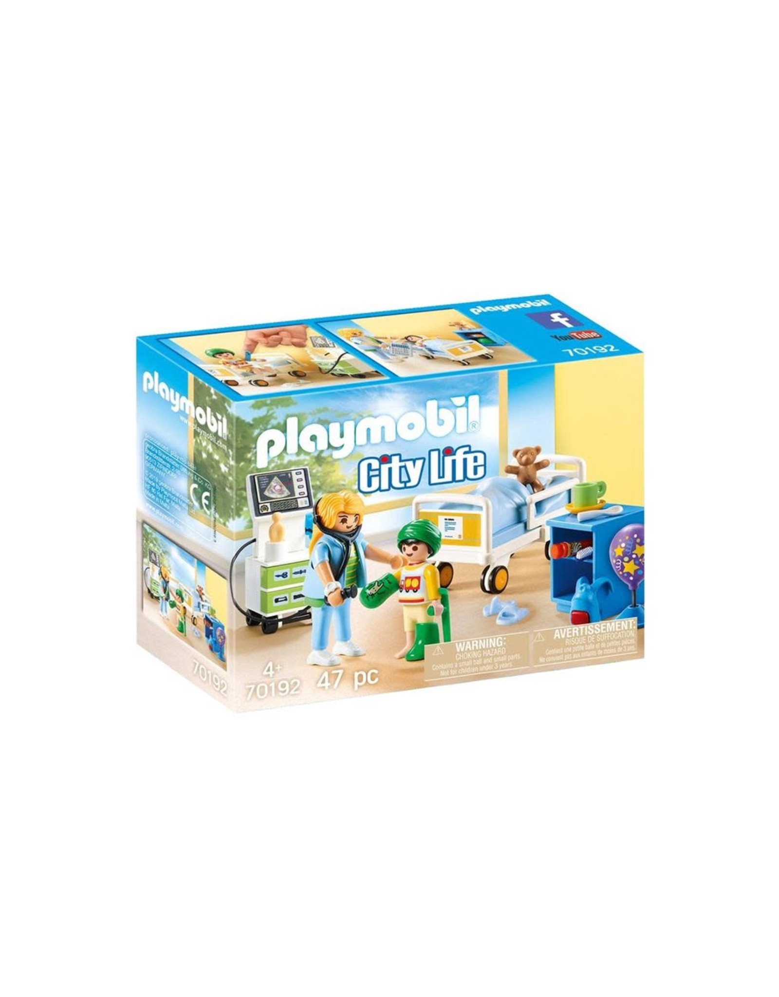 Playmobil Playmobil City Life 70192 Kinderziekenhuiskamer