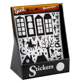 Raamstickers Sint A4