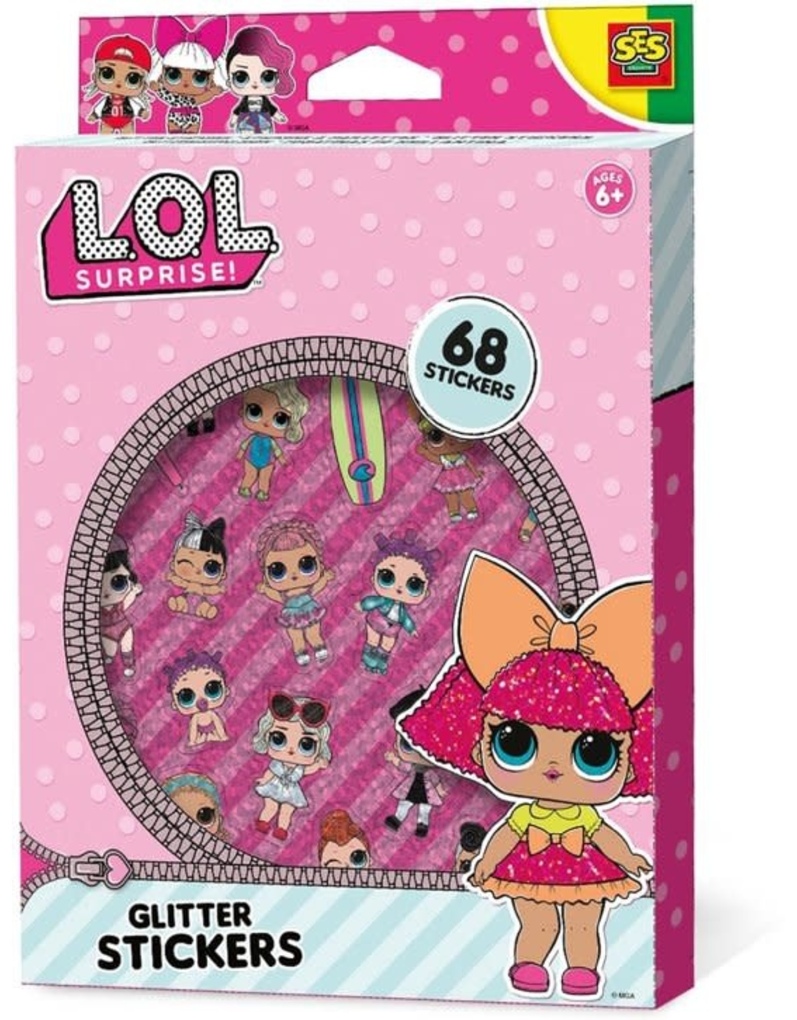 SES Creative SES Creative 14191 L.O.L. Surprise - Glitter Stickers Ses