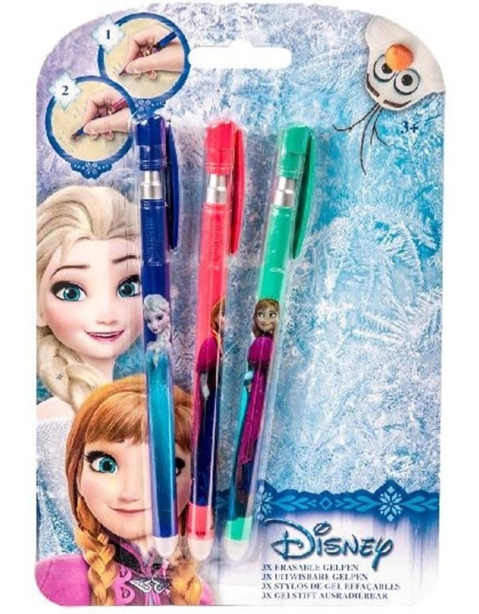 Frozen Frozen - Gelpennen Uitwisbaar 3St