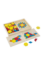 Melissa & Doug Melissa&Doug 10029 Patroon Blokken en Borden Melissa & Doug Melissa&Doug 10029 Patroon Blokken en Borden
