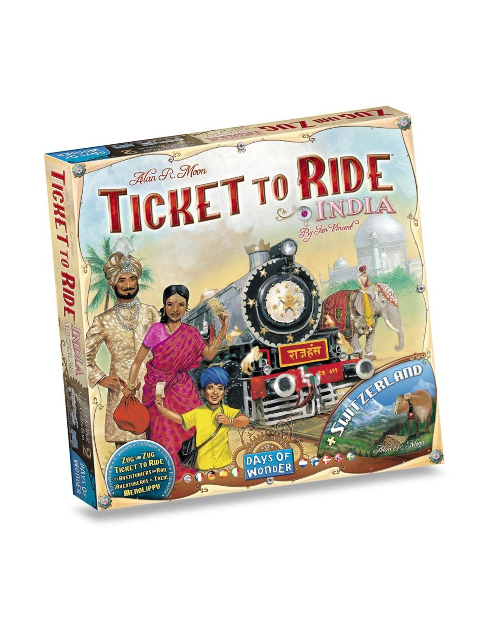 Days of Wonder Ticket To Ride India – Bordspel