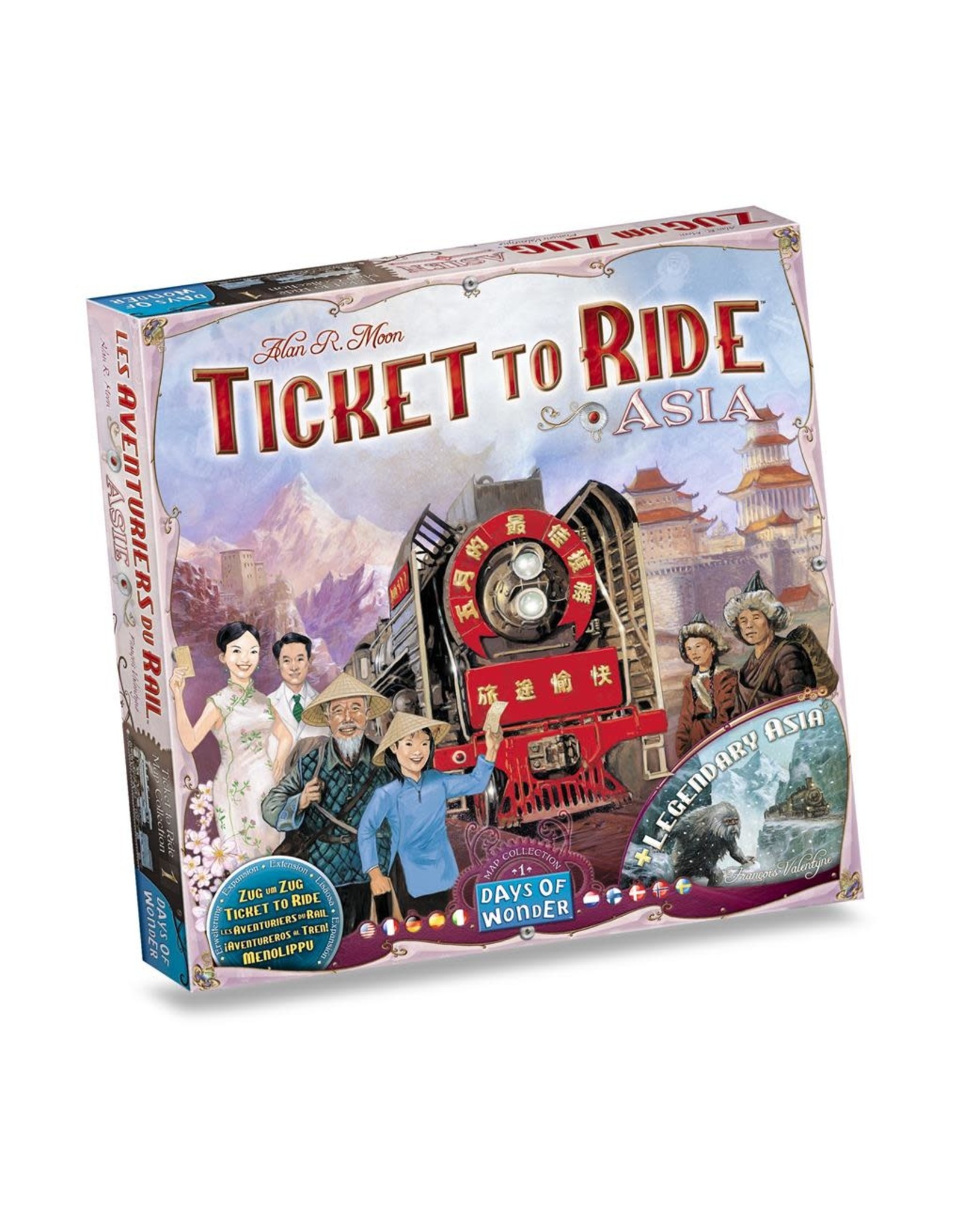 Days of Wonder Ticket To Ride Asia – Bordspel