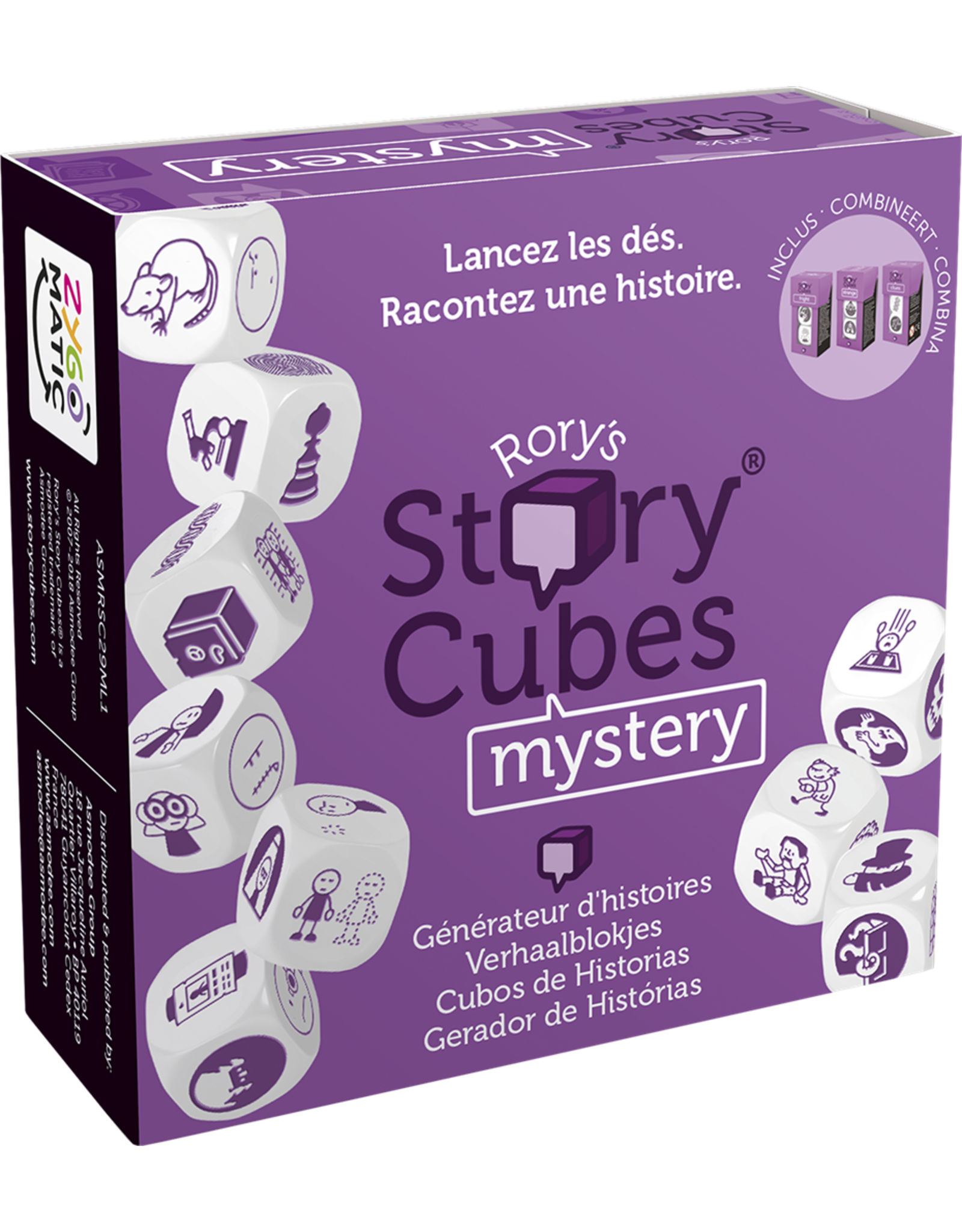 Zygomatic Rory's story Cubes Mystery – Dobbelspel