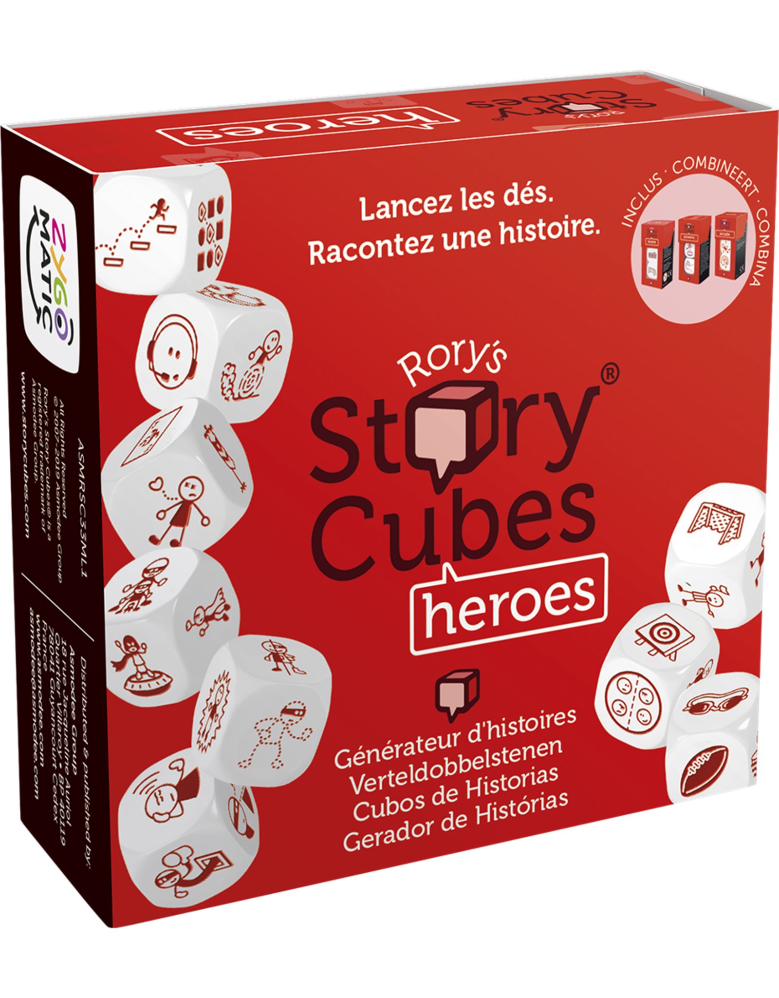 Zygomatic Rory's story Cubes Heroes – Dobbelspel