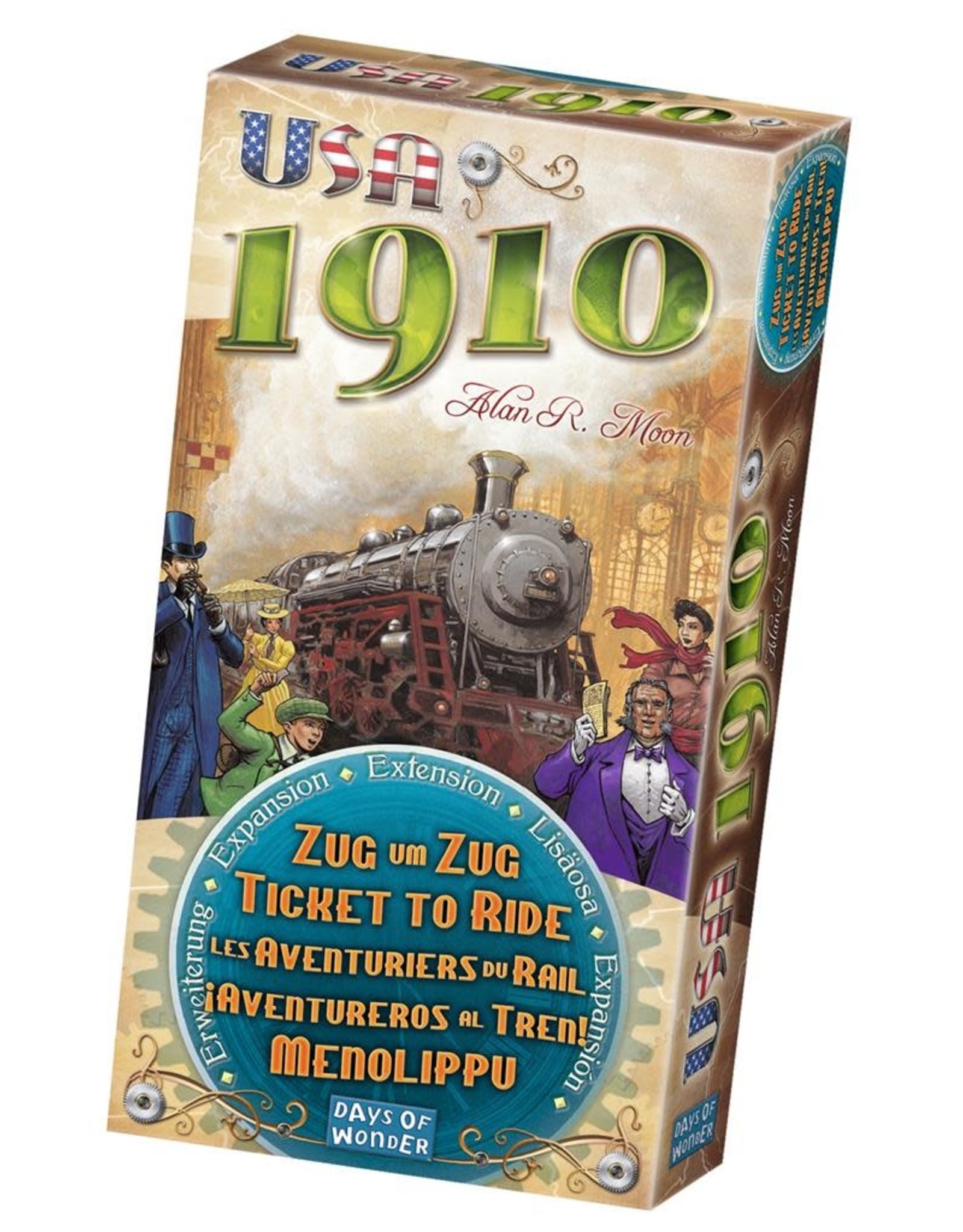 Days of Wonder Ticket To Ride USA 1910 Uitbreiding – Multilingual – Bordspel