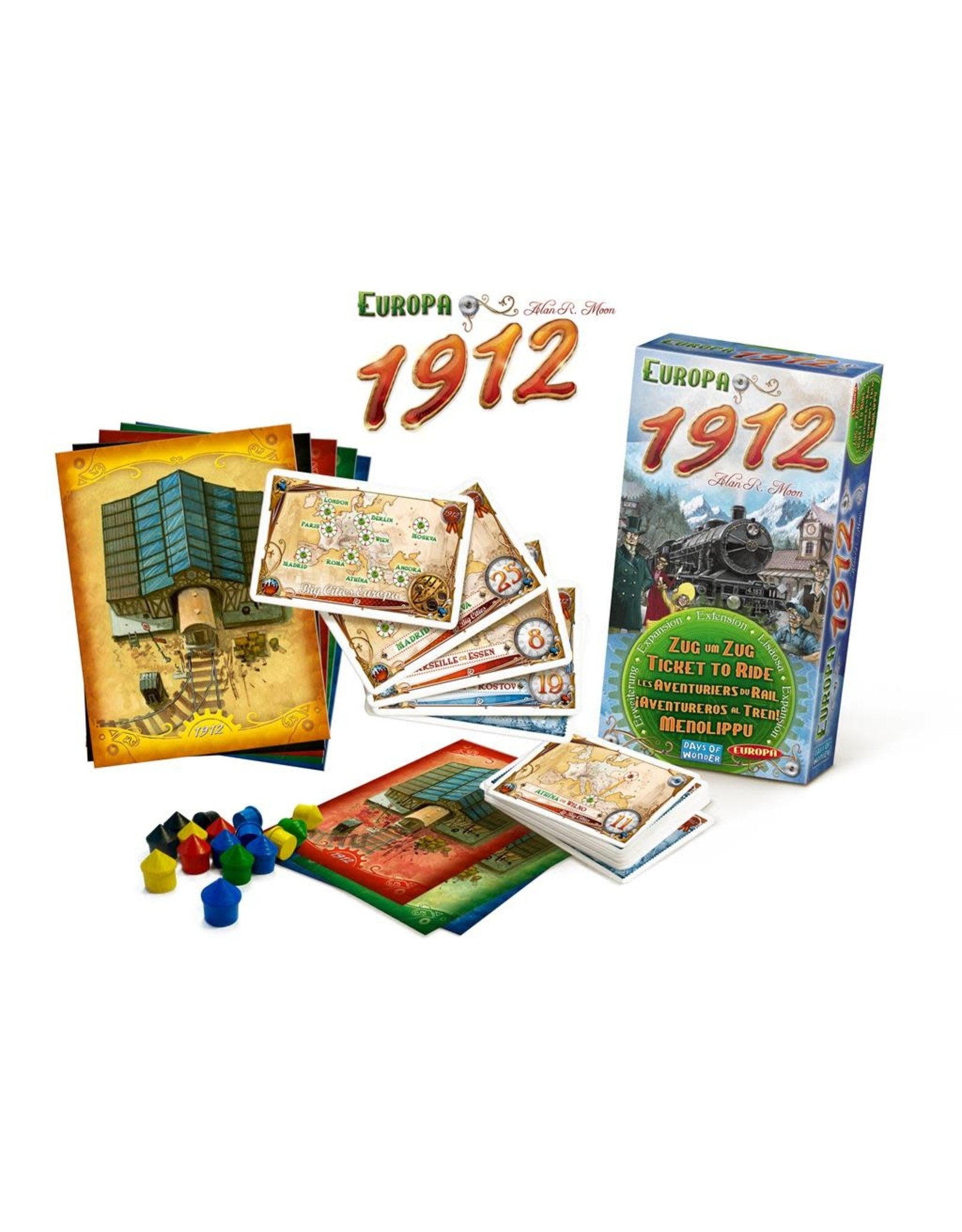 Days of Wonder Ticket To Ride Europa 1912- Multilingual – Bordspel