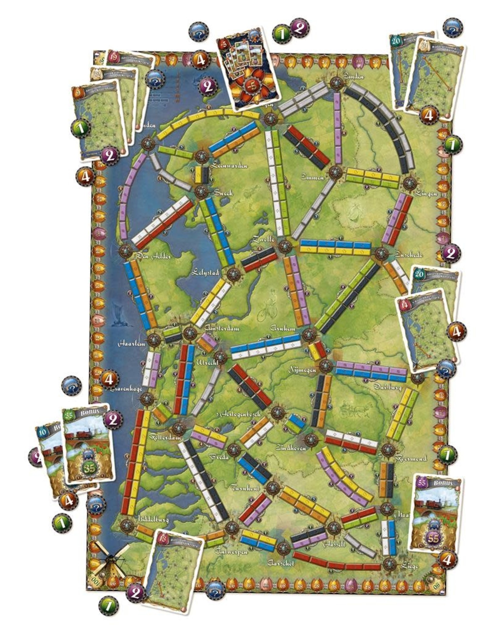 Days of Wonder Ticket To Ride  Nederland – Bordspel