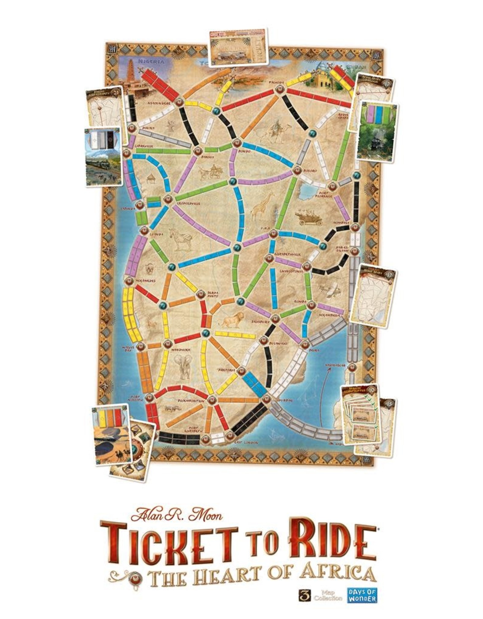 Days of Wonder Ticket To Ride Africa – Bordspel