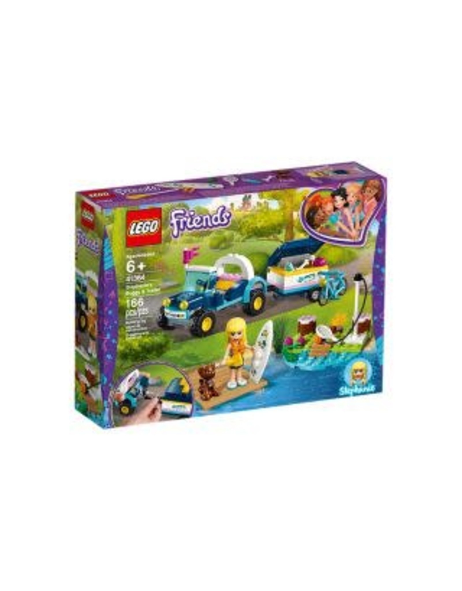 LEGO Lego Friends 41364 - Stephanie's Buggy en Aanhanger