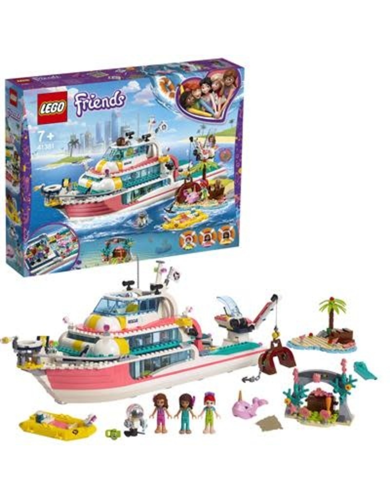 LEGO Lego Friends 41381 Reddingsboot - Rescue Mission Boat