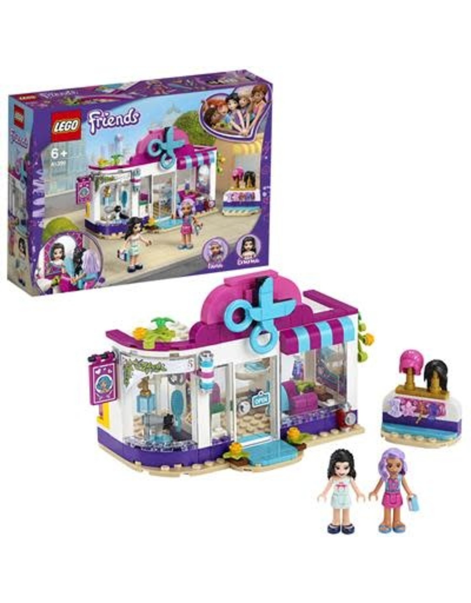 LEGO Lego Friends 41391 Heart Lake City Kapsalon - Hair Salon