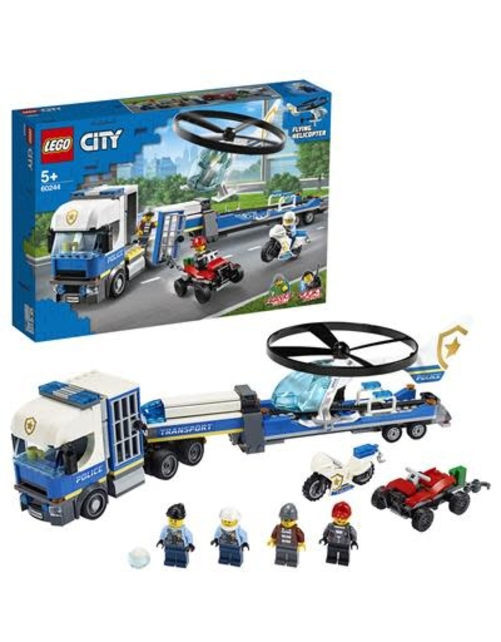 LEGO Lego City 60244 Helicoptertransport – Police Helicopter Transport